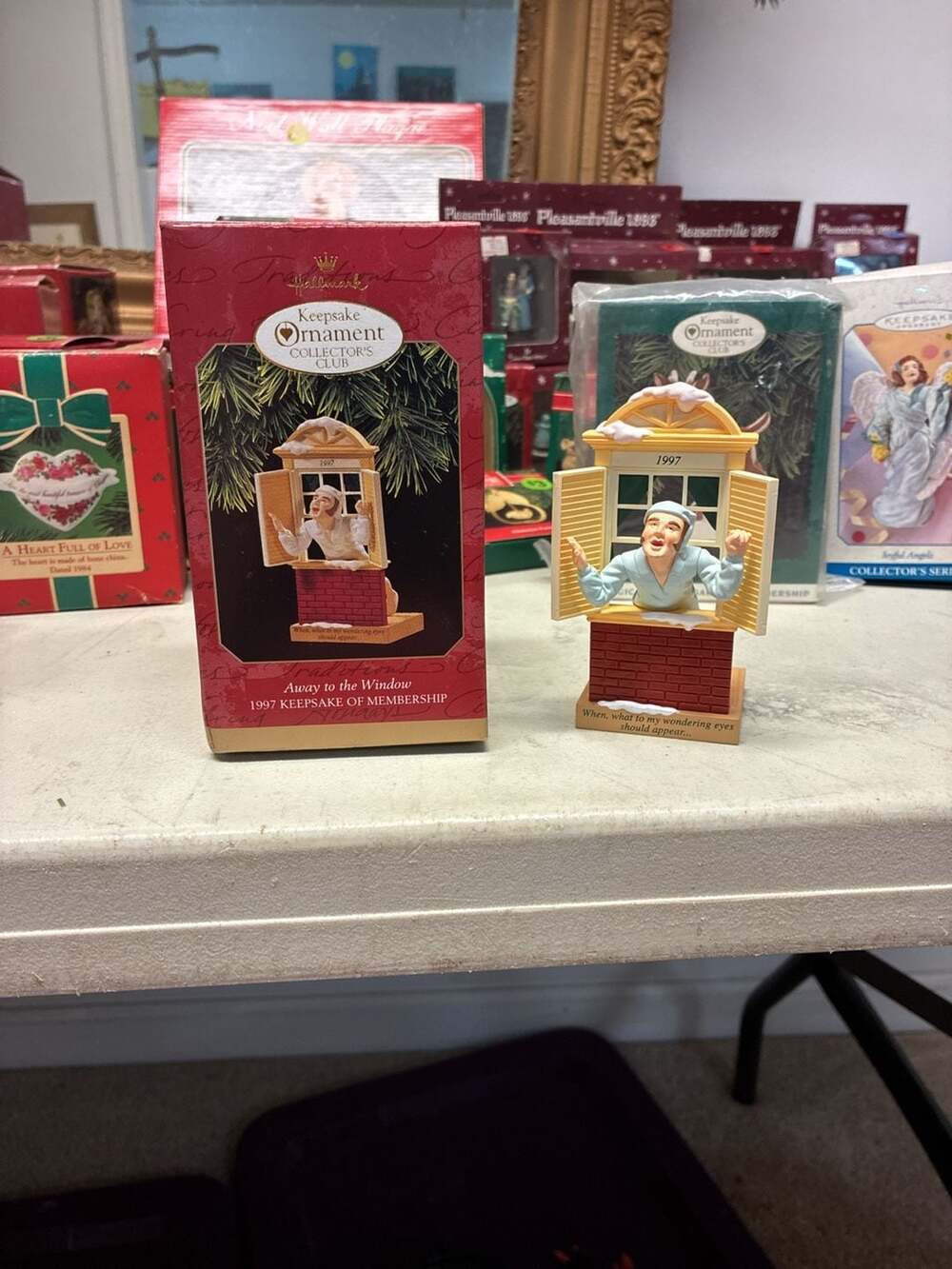 Hallmark Keepsake Ornament Away to the Window Collector's Club 1997